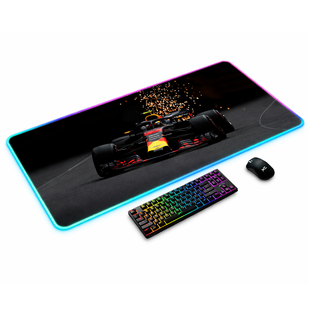 RGB Racing Mouse Pad with Ultra-Smooth Surface